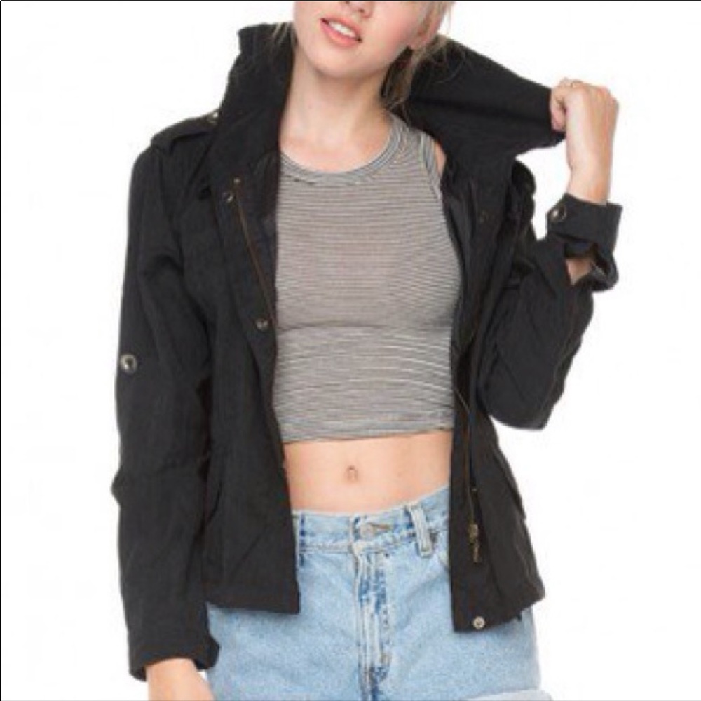 ⭐️Brandy Melville Hailey Jacket OS black